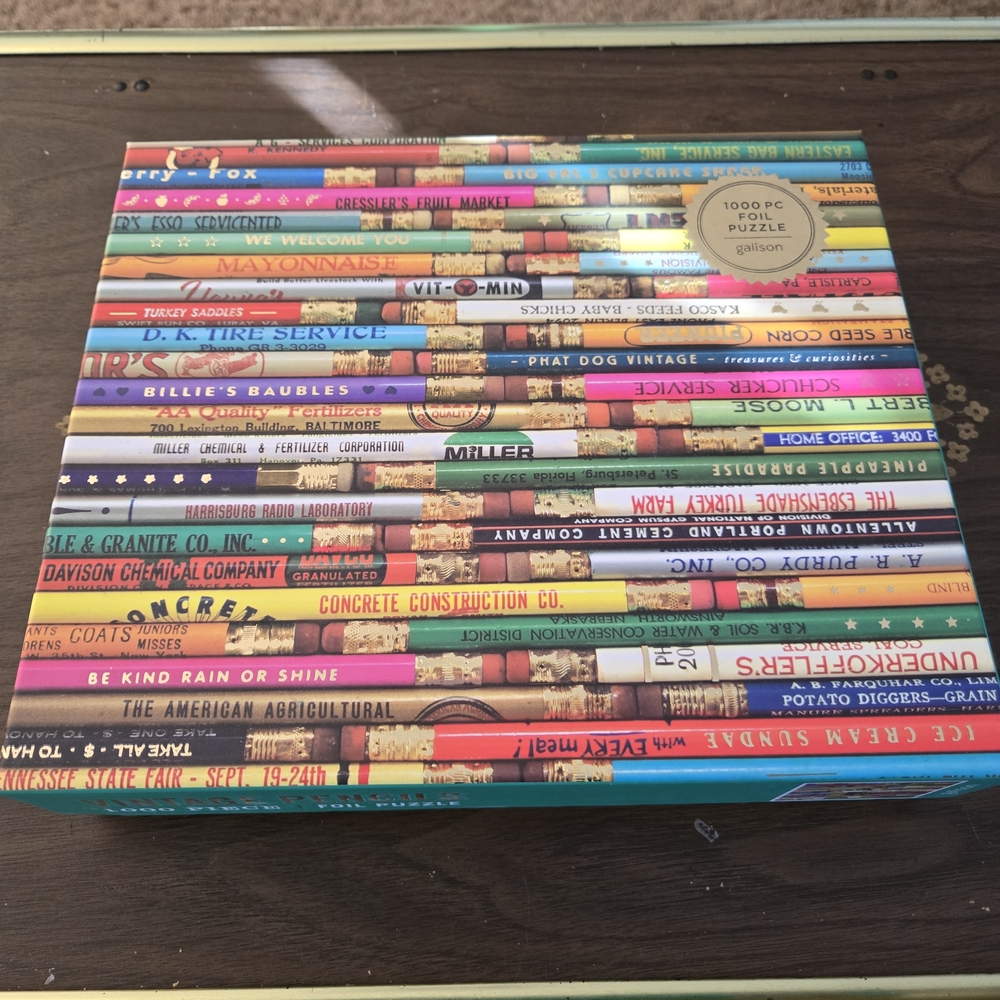 Vintage Book Spine Puzzle by Galison - Multicolor